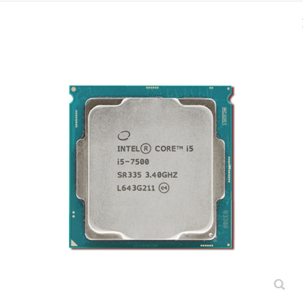 英特尔 I5-7500 7代酷睿四核CPU处理器 散片拆机