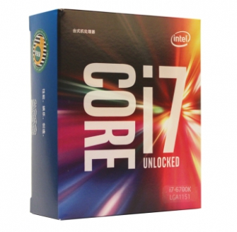 英特尔 i7-6700k 六代四核酷睿CPU 原包