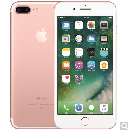 Apple iPhone 7 Plus (A1661) 移动联通电信4G手机 玫瑰金 128GB