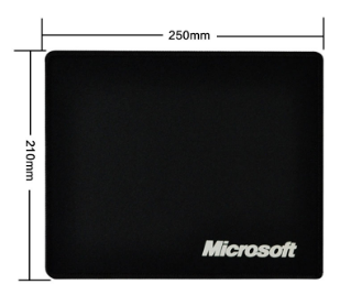 X3锁边微软鼠标垫 厚度1.7mm 尺寸 210*250*1.7MM（10片）