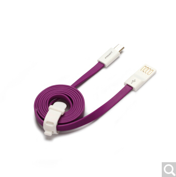 品胜 Micro USB安卓数据充电线 0.8米 蓝莓紫