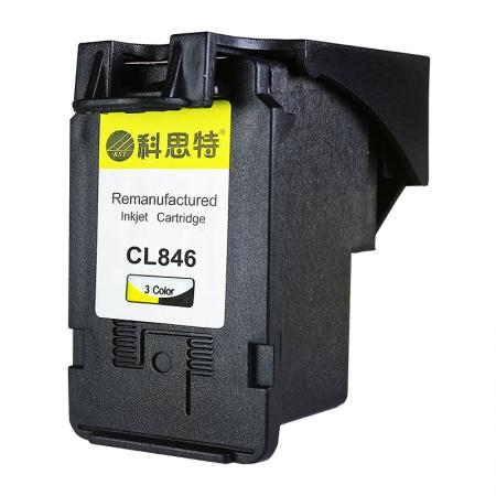 科思特 CL-846 墨盒 彩色3C 适用佳能MG2400 2580 2980 3680 IP2880 2880