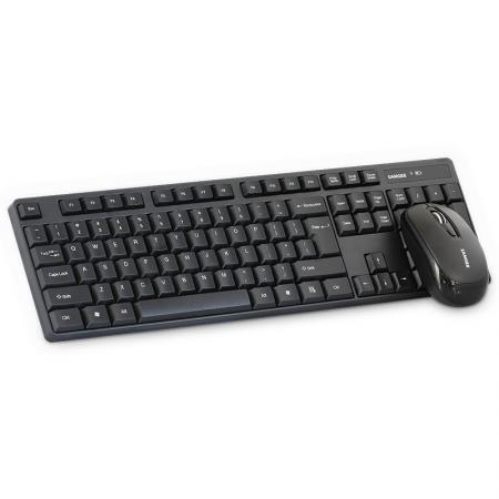 三巨 GW101 简约时尚无线键盘鼠标套装 黑色
