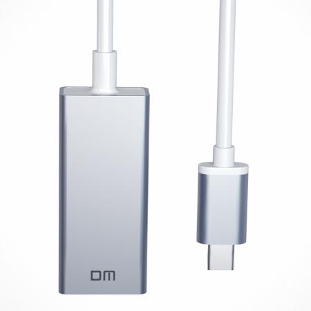 DM CHB017 TYPE-C转千兆网线接口连接器 15CM