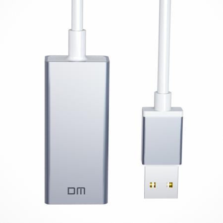 DM CHB018 USB转百兆网线接口连接器 15CM