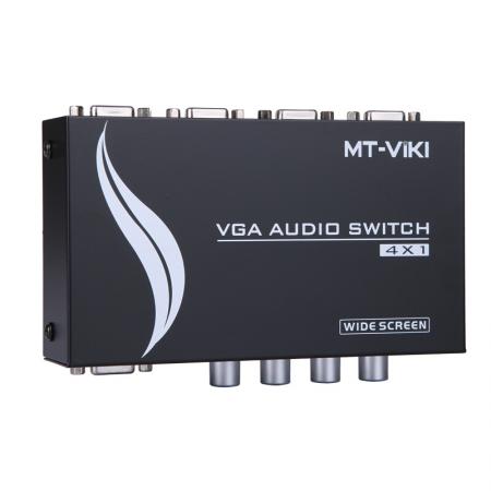 迈拓维矩 VGA切换器 带音频 4进1出 MT-15-4AV