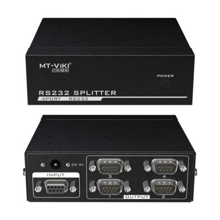 迈拓维矩 RS232串口分配器 支持双向 MT-RS104  4路