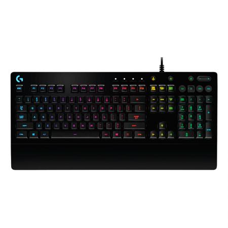 罗技 G213 RGB 有线电竞机械手感守望先锋吃鸡  全尺寸游戏键盘