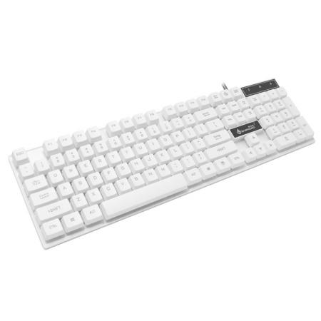 十八渡 K200 悬浮防机械手感单键盘 白色 USB
