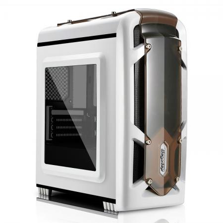 鑫谷 极光刃 电脑机箱 （支持MATX主板/侧透/防尘/可背线/小机箱） 白色机箱