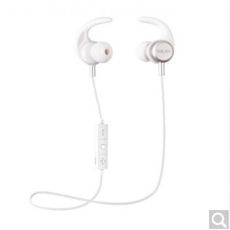 声籁 S20 运动蓝牙耳机5.0双耳无线入耳式耳塞超长 白色