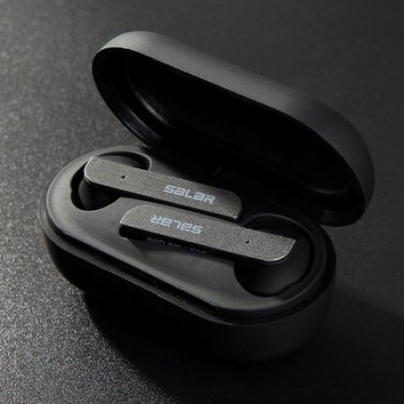 声籁 S55 TWS真无线蓝牙耳机 生活防水 分体式 运动 黑色