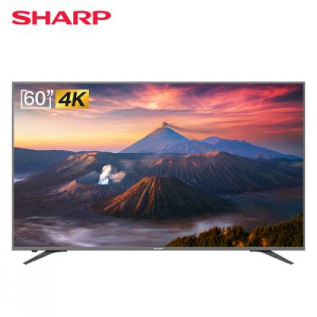 夏普（SHARP）60X6A 60英寸日本原装面板4K超清网络智能液晶平板电视