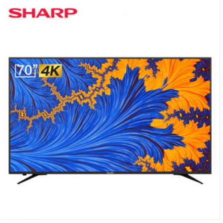 夏普（SHARP）70X6A 70英寸4K超高清日本原装面板大屏家庭影院智能WiFi网络液晶平板电视