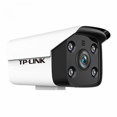 TP-LINK TL-IPC544HP-A 400万夜视人员警戒室外户外防水PoE供电 远程监控网络摄像头 6MM