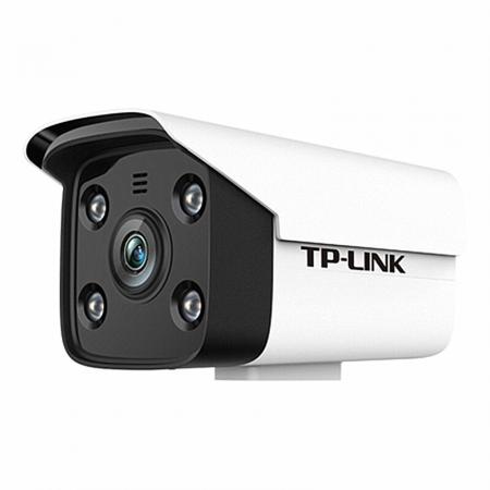 TP-LINK TL-IPC544HP-A 400万夜视人员警戒室外户外防水PoE供电 远程监控网络摄像头 6MM