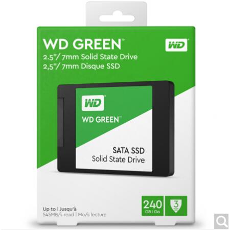 西部数据 SATA3.0接口 Green系列-SSD固态硬盘－240G