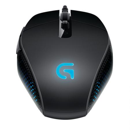 罗技G302 有线电竞游戏鼠标MOBA游戏鼠标宏编程LOL背光鼠标  黑色