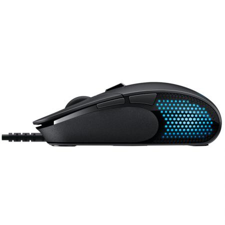 罗技G302 有线电竞游戏鼠标MOBA游戏鼠标宏编程LOL背光鼠标  黑色