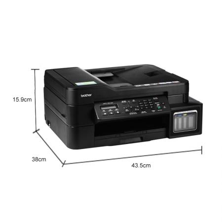 兄弟MFC-T810W彩色喷墨连供wifi无线打印复印扫描传真机一体机