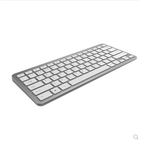 飞利浦 SPK6614超薄 双模 可充电78键 无线蓝牙键盘 银白色