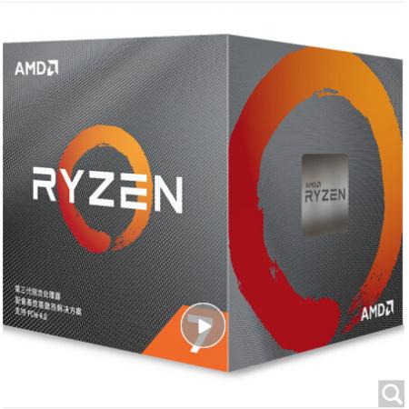 AMD 锐龙R7 3700X  8核16线程 3.6GHz 65W AM4接口CPU  盒装