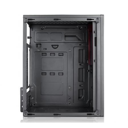动力火车 V6 台式机电脑小机箱 黑色（尺寸：295*175*355mm)