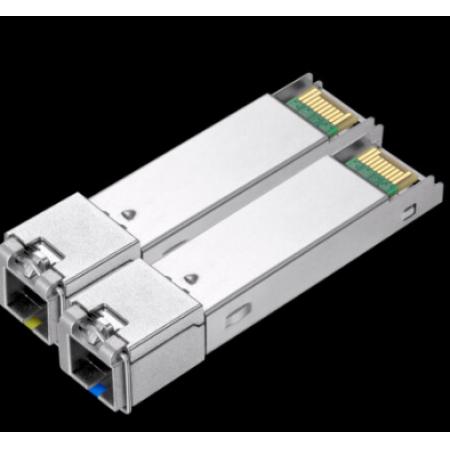 TP-LINK 千兆单模单纤SFP光模块套装 TL-SM311SSA和B-2KM一对装