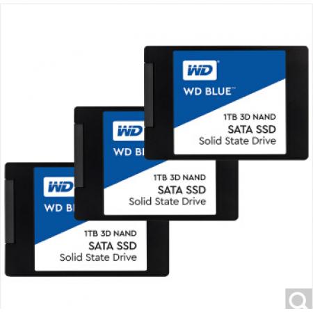 西部数据 蓝盘 1TB SSD固态硬盘 SATA3.0接口 3D进阶高速读写版