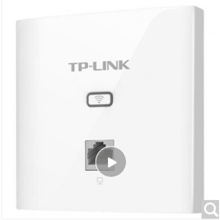 TP-LINK AP450I-POE 薄款（方）450M无线86型面板式AP 企...