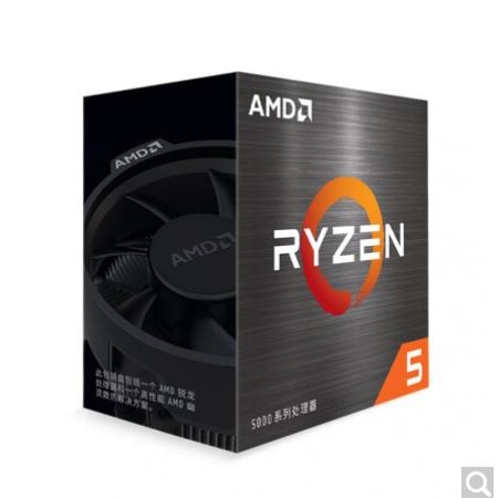 AMD 锐龙5 5600X 处理器 6核12线程  盒装