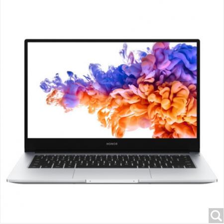 荣耀笔记本电脑 MagicBook 14 2021 商用 14英寸/多屏协同/轻薄本(11代酷睿i7 1165G7 16GB 512GB MX450)银色