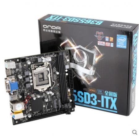 昂达 B365SD3-ITX 全固版 双D3 1151针兼容7/8/9/代CPU...