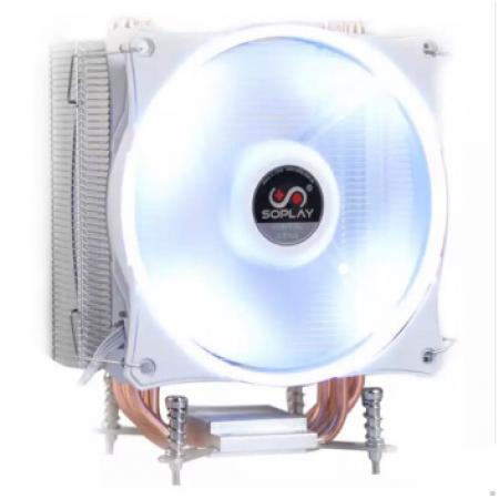 赛普雷冷山4120A 4热管cpu散热器12cm风扇AMD专用白光