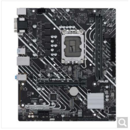 华硕 PRIME H610M-E D4主板 支持 CPU i5-12400F
