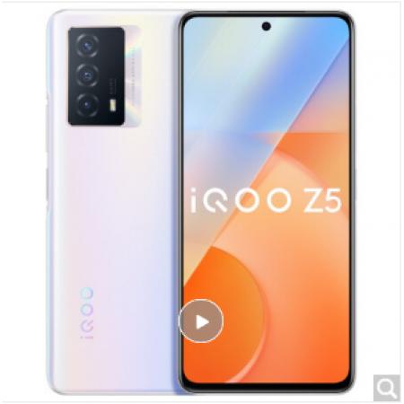 vivo iQOO Z5 8GB+128GB 白色 骁龙778G 5000mAh长续航 120Hz高刷原色屏 双模5G全网通手机iqooz5
