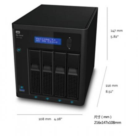 西部数据（WD） NAS网络存储服务器 My Cloud EX4100 0TB ...