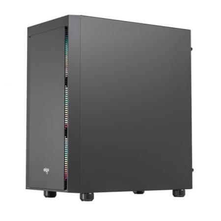 爱国者（aigo）V12 MATX桌面办公游戏水冷版主机箱 黑色（非侧透）