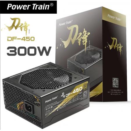 动力火车（PowerTrain） 刀锋450 额定300W台式机电源带电源线【渠...