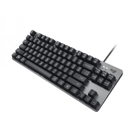 罗技（Logitech）K835机械键盘 有线键盘 游戏办公键盘 84键 黑色