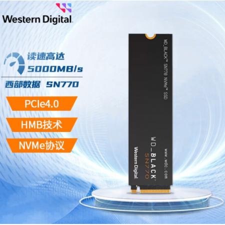 西部数据（Western Digital）SN770 1TB SSD固态硬盘 M...