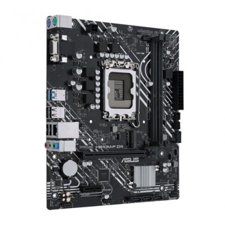 华硕（ASUS ）H610M-F D4台式机主板 支持12代 13代CPU（ Intel H610/LGA 1700）