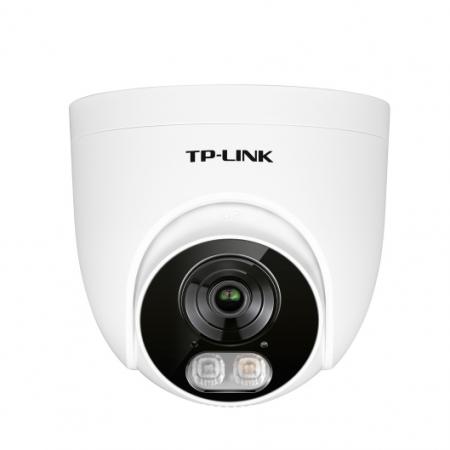 TP-LINK TL-IPC445EP-AI4mm 400万像素带拾音PoE半球双光警戒网络摄像机