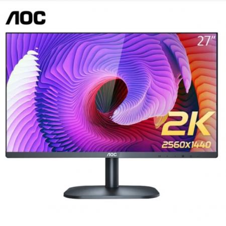 AOC Q32V3S/BS 31.5英寸2K高清IPS技术广视角可壁挂商用办公显示器