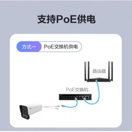 萤石 CS-Y5 POE供电400万像素监控插卡带语音摄像头