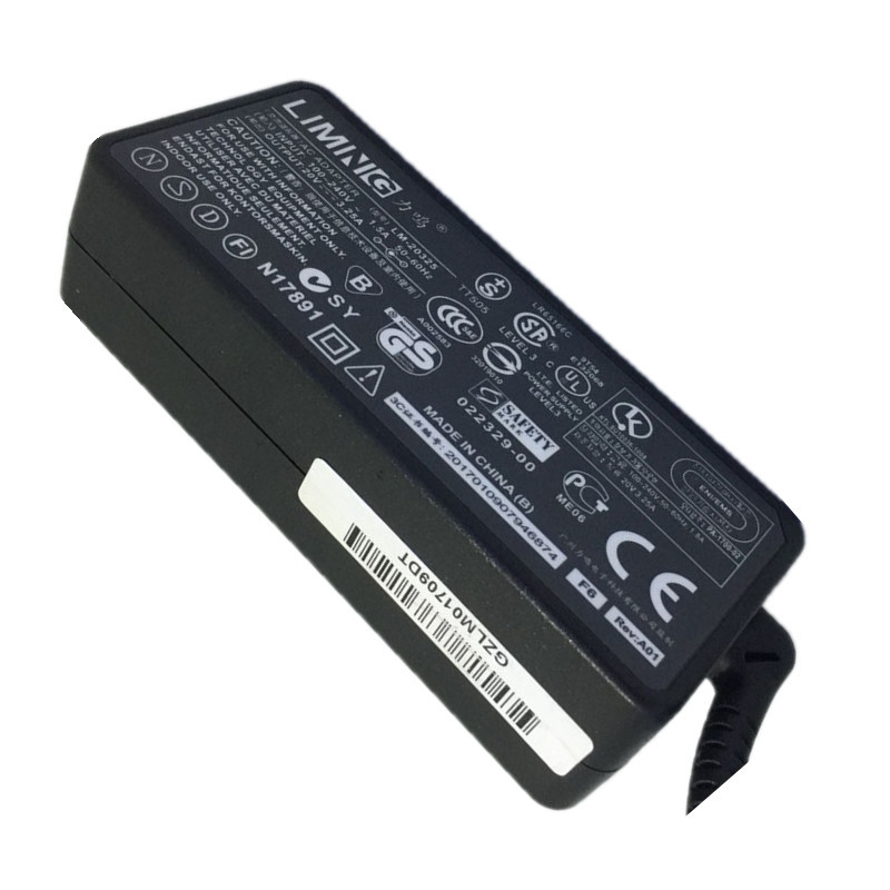 LIMING力鸣 适用于联想20V3.25A 方口针 USB针笔记本电脑电源适配...
