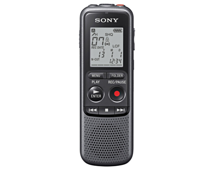 索尼（SONY） 专业数码录音棒录音笔内置4G内存小型会议课堂演讲学习听小型讨论...