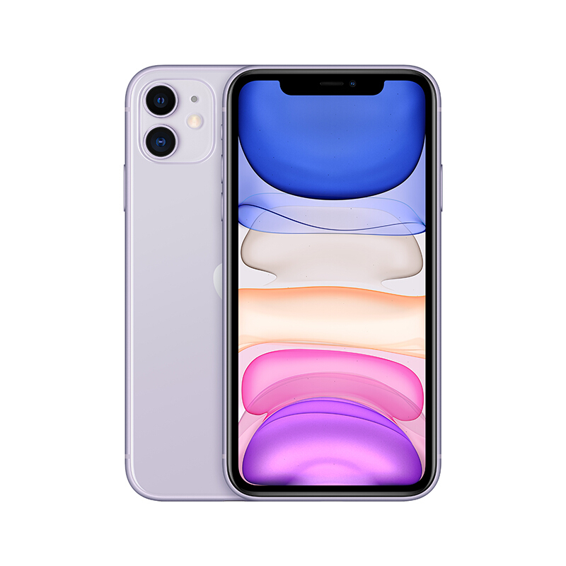 Apple iPhone 11 (A2223) 64GB  移动联通电信4G手机 双卡双待 紫色