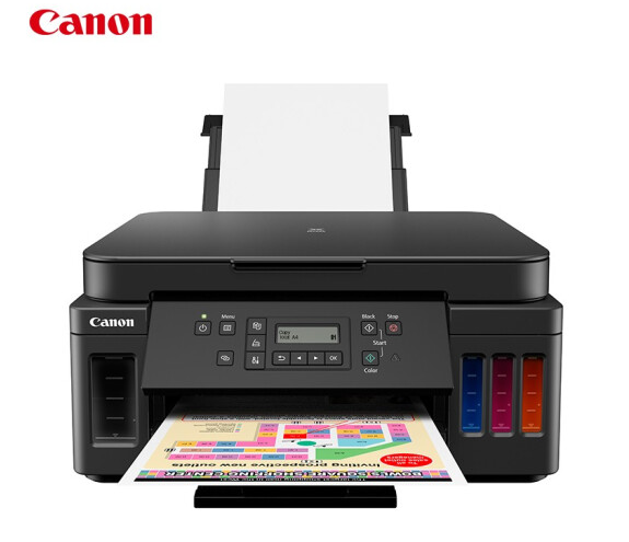 佳能 G6080无线加墨式彩色双面网络照片打印复印扫描一体机
